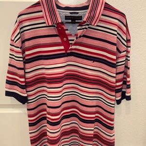 Tommy Hilfiger Men's Multicolor Striped Polo